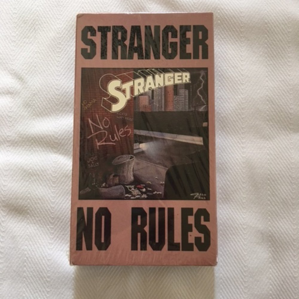 1989 Stranger: No Rules VHS Tape New Sealed